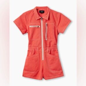 ATWYLD Zip Moto Romper Size XXS